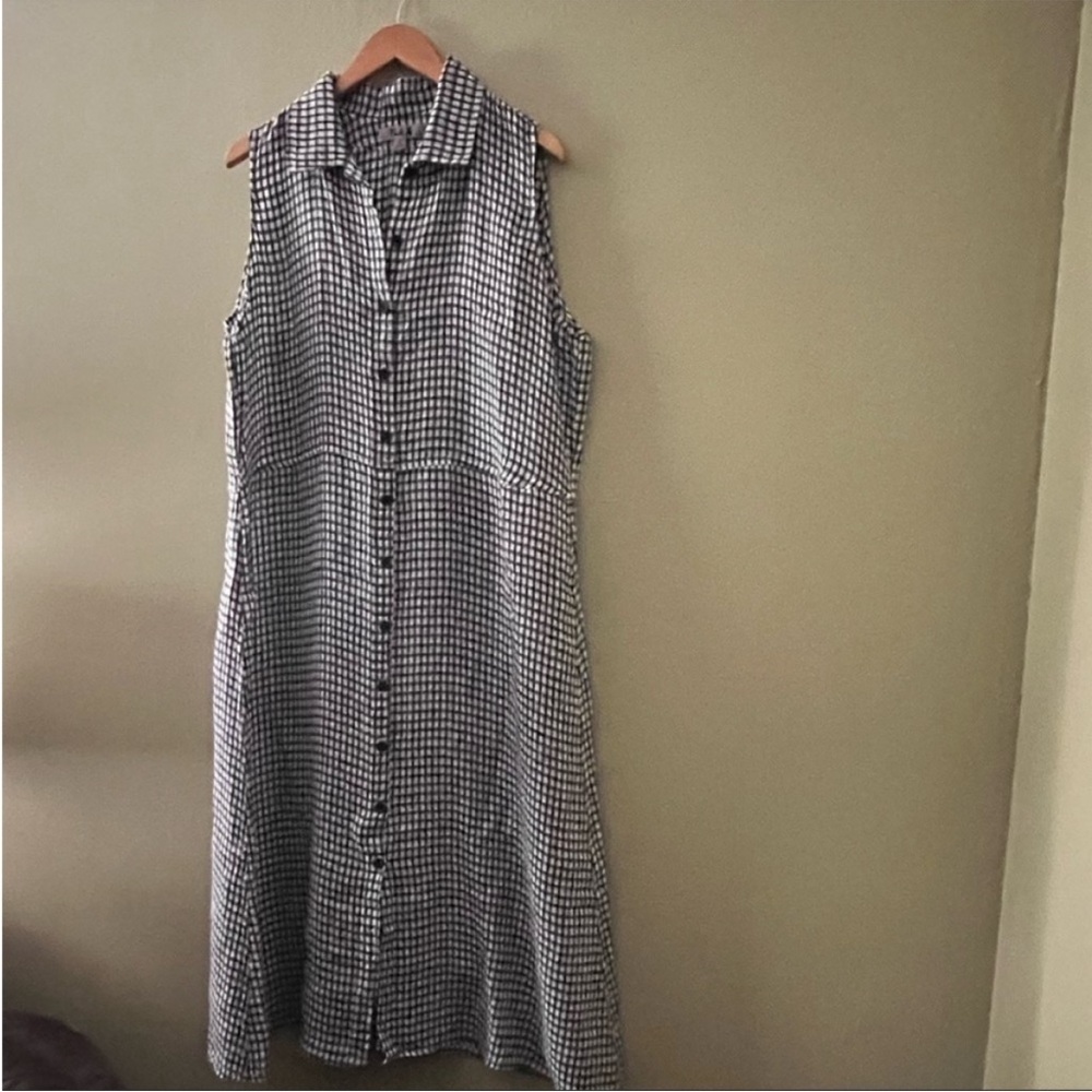 Flax Sleeveless Dress